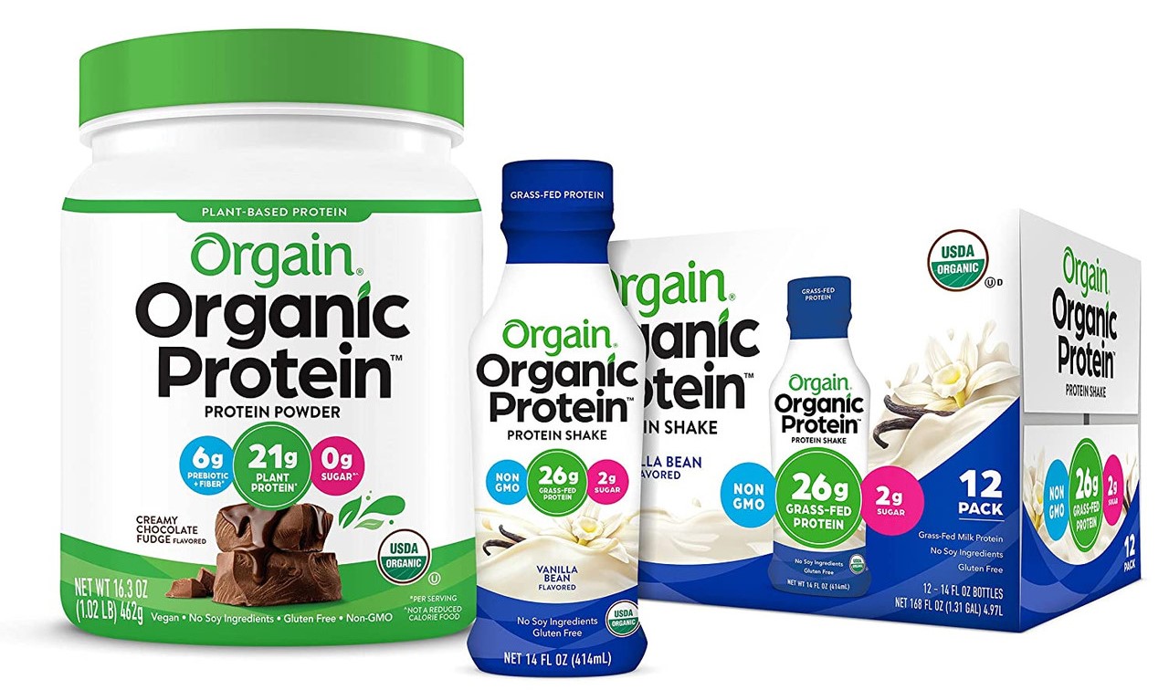 Orgain Organic Vegan protein powder